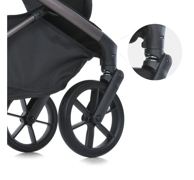 Детская коляска ME 1128 AVENUE Asphalt Gray