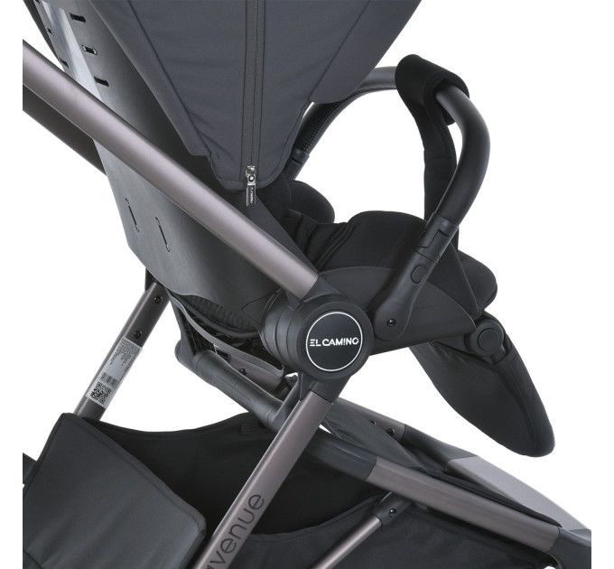 Детская коляска ME 1128 AVENUE Asphalt Gray