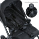 Коляска дитяча ME 1138 SPIN 360 Black