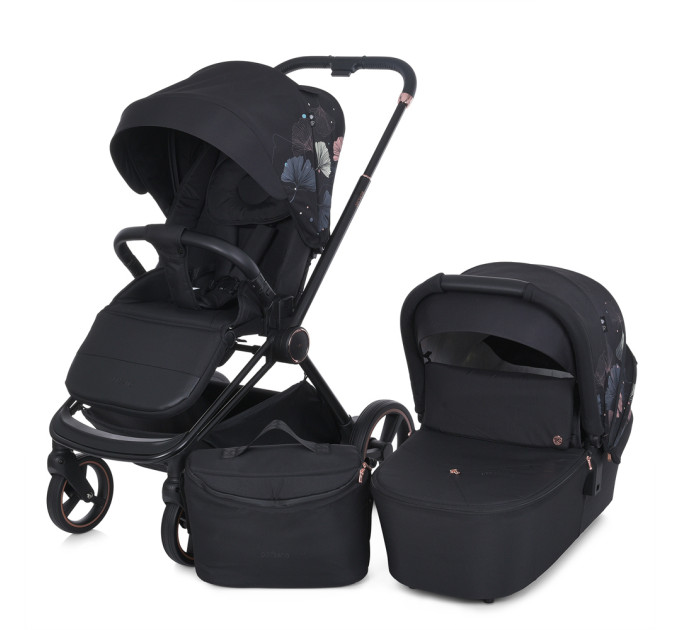 Коляска універсальна 2в1 ME 1091-B PERSONA Black Art