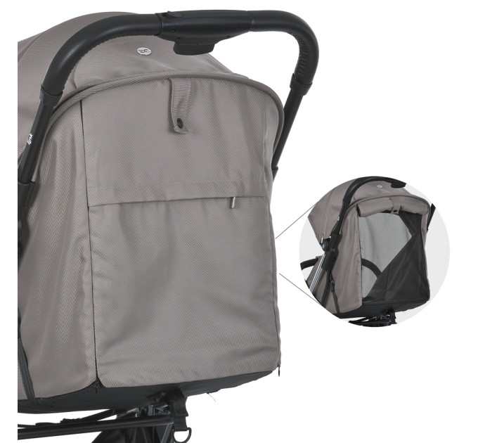 Коляска дитяча ME 1129  LINK Beige Striped