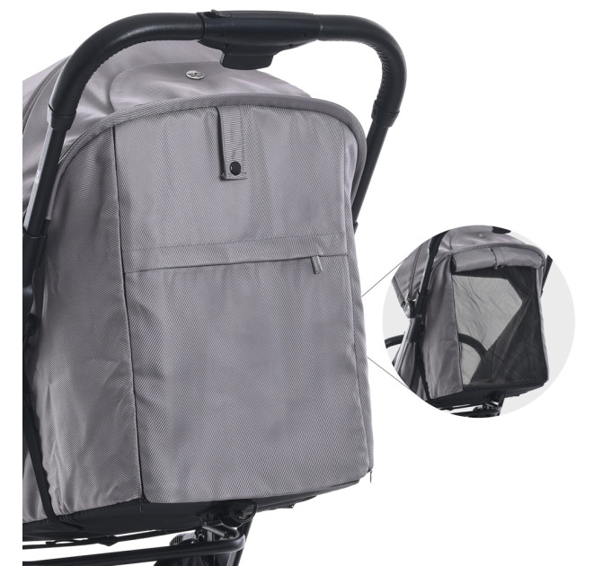 Коляска дитяча ME 1129 LINK Silver Striped