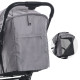 Коляска дитяча ME 1129 LINK Silver Striped