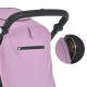 Коляска детская ME 1053-3 DYNAMIC PRO Mauve Pink