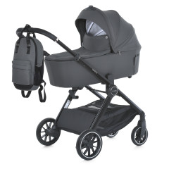Коляска детская 2в1 ME 1126 GENESIS Asphalt Gray