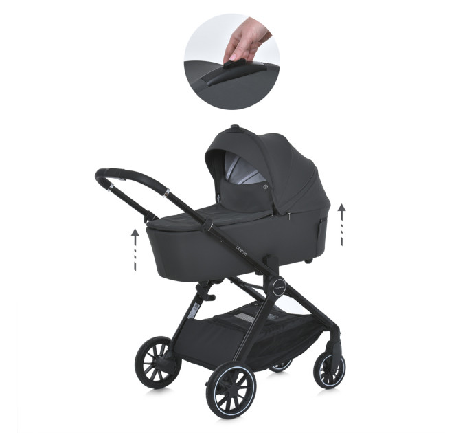 Коляска детская 2в1 ME 1126 GENESIS Asphalt Gray
