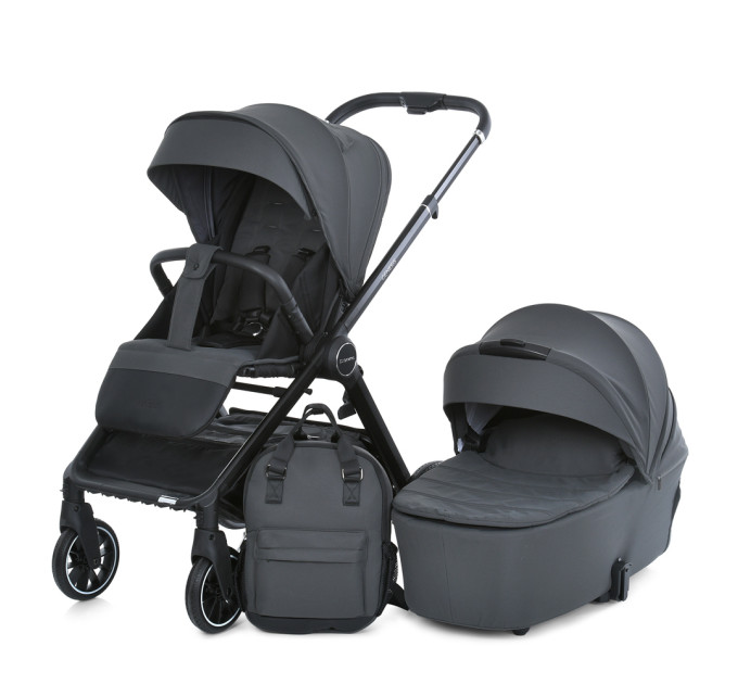 Коляска детская 2в1 ME 1126 GENESIS Asphalt Gray