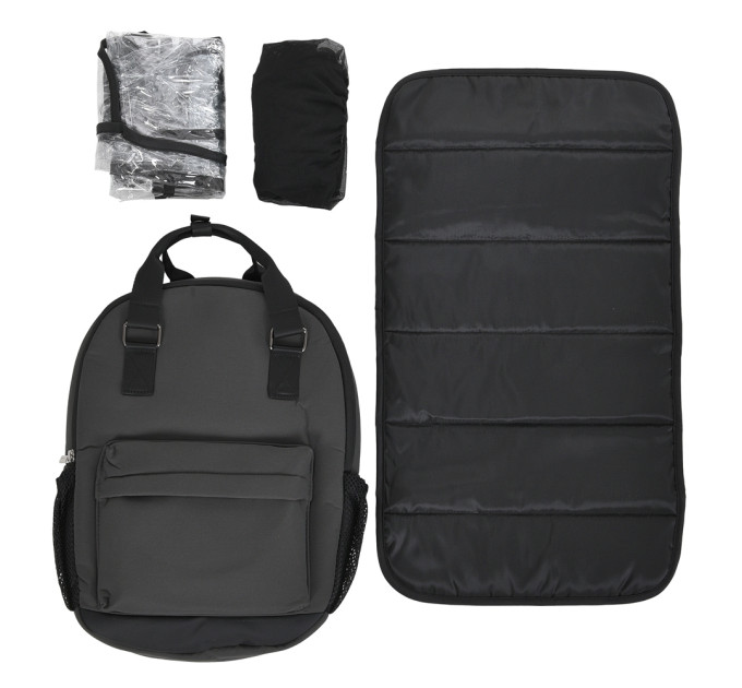 Коляска детская 2в1 ME 1126 GENESIS Asphalt Gray