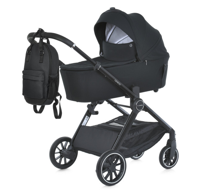 Коляска детская 2в1 ME 1126 GENESIS Jet Black