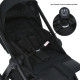 Коляска детская 2в1 ME 1126 GENESIS Jet Black