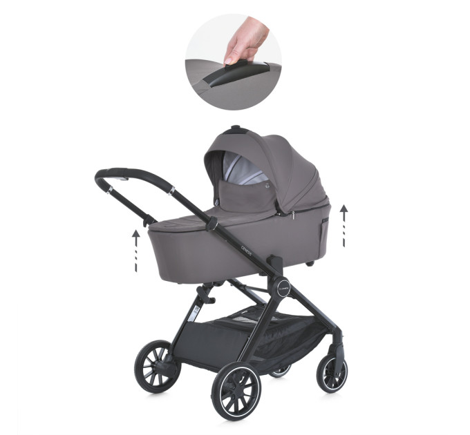 Коляска дитяча 2в1 ME 1126 GENESIS Taupe Gray