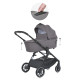 Коляска дитяча 2в1 ME 1126 GENESIS Taupe Gray
