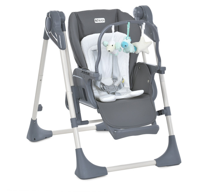 Стільчик-гойдалка ME 1087-G SWAN Dark Gray