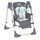Стільчик-гойдалка ME 1087-G SWAN Dark Gray