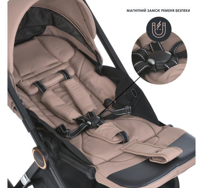 Коляска універсальна 2в1 ME 1100-1 ERA Taupe Beige