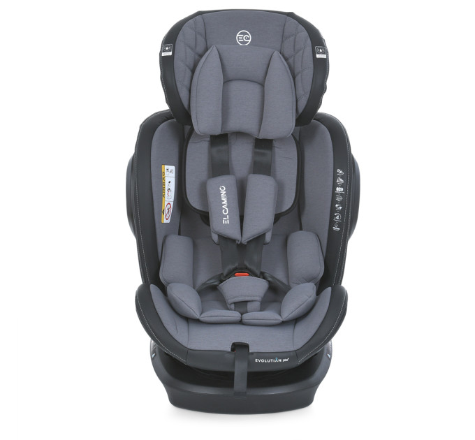 Автокрісло ME 1045 EVOLUTION 2 360° Melange Cloud Gray
