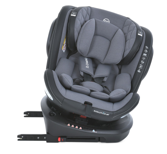 Автокрісло ME 1045 EVOLUTION 2 360° Melange Cloud Gray