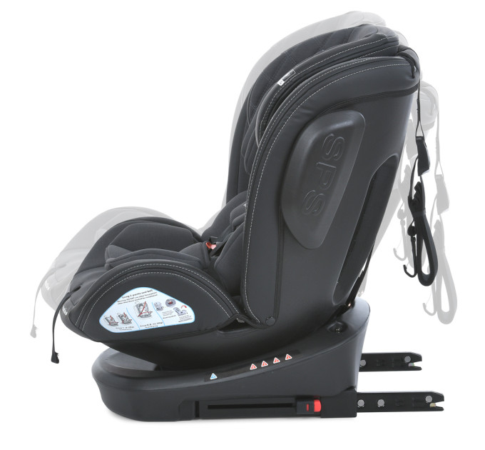 Автокрісло ME 1045 EVOLUTION 2 360° Melange Gray