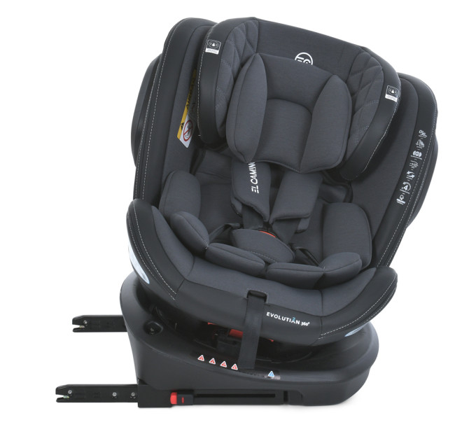 Автокрісло ME 1045 EVOLUTION 2 360° Melange Gray