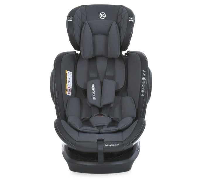 Автокрісло ME 1045 EVOLUTION 2 360° Melange Gray
