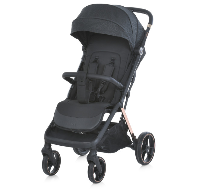 Детская коляска ME 1127-G BEYA Black Leo