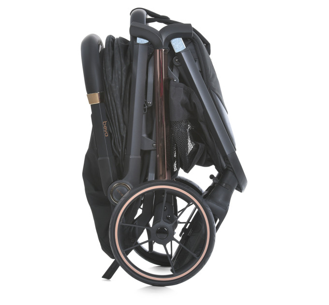 Детская коляска ME 1127-G BEYA Black Leo