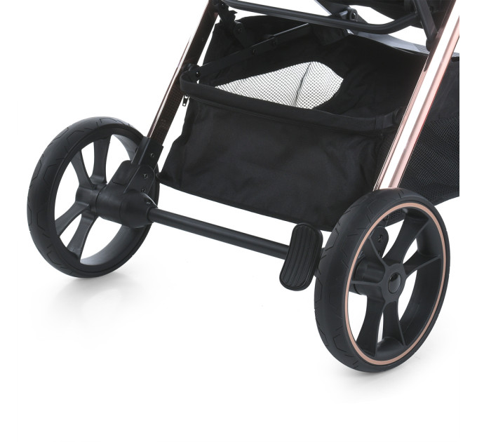 Детская коляска ME 1127-G BEYA Black Leo