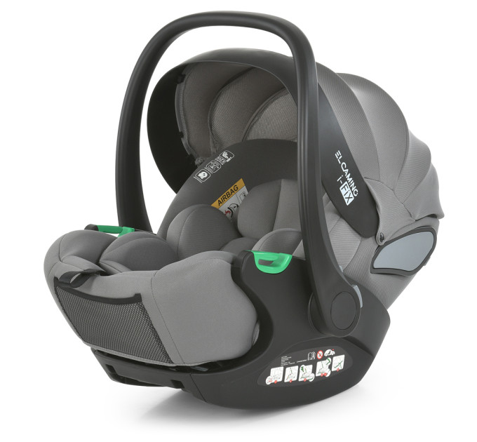 Детское автокресло ME 1110 i-FIX Simply Gray