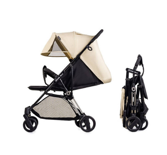 Прогулянкова дитяча коляска-візок Ninos Mini 2 Beige