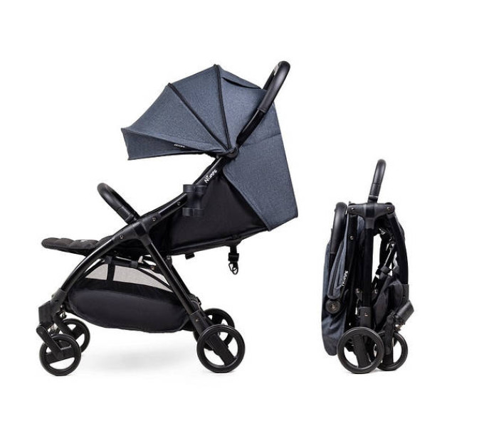 Прогулочная детская коляска-тележка Ninos Air Dark Grey New