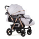  Прогулочная детская коляска-тележка Ninos Maxi Light Grey