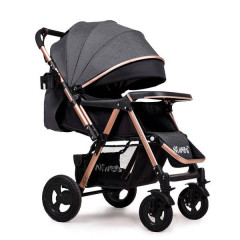 Прогулянкова дитяча коляска-візок Ninos Maxi Grey