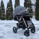  Прогулочная детская коляска-тележка Ninos Maxi Grey