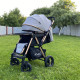  Прогулочная детская коляска-тележка Ninos Maxi Light Grey