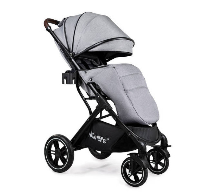 Прогулянкова дитяча коляска-візок Ninos Nava Light Grey